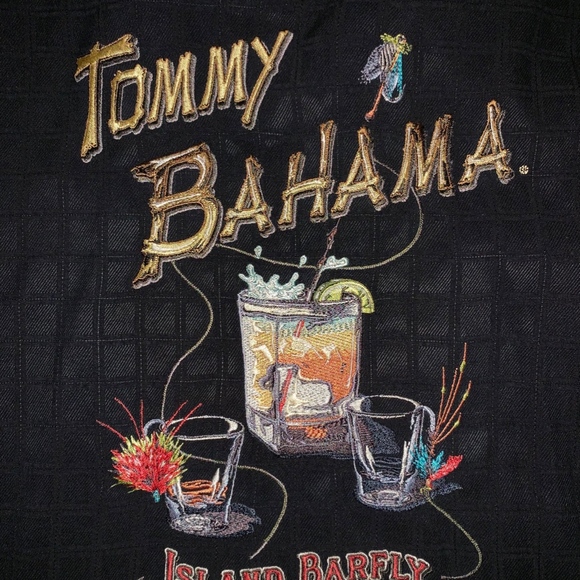 XLX Tommy Bahama Short Sleeve Silk Camp Shirt - Picture 2 of 2